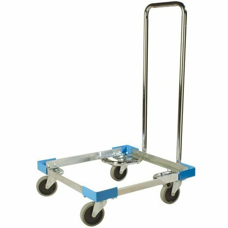 CARLISLE FOODSERVICE C2222A14 Aluminum Glass Rack Dolly with Handle 271C2222A